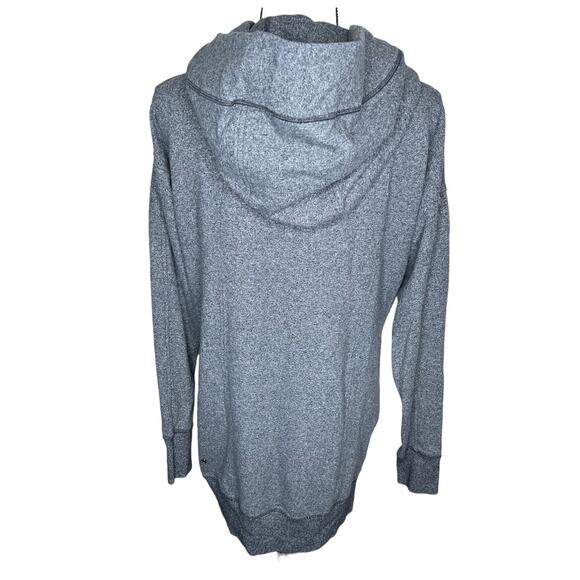 Lululemon Women's Wrap Up Jacket Heathered Speckled Black Hoodie Size 6 Lounge - Picture 4 of 9